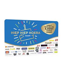DE Cadeaukaart Hiep Hiep Hoera