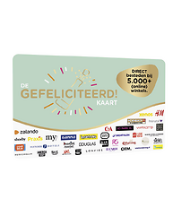 DE Cadeaukaart Gefeliciteerd