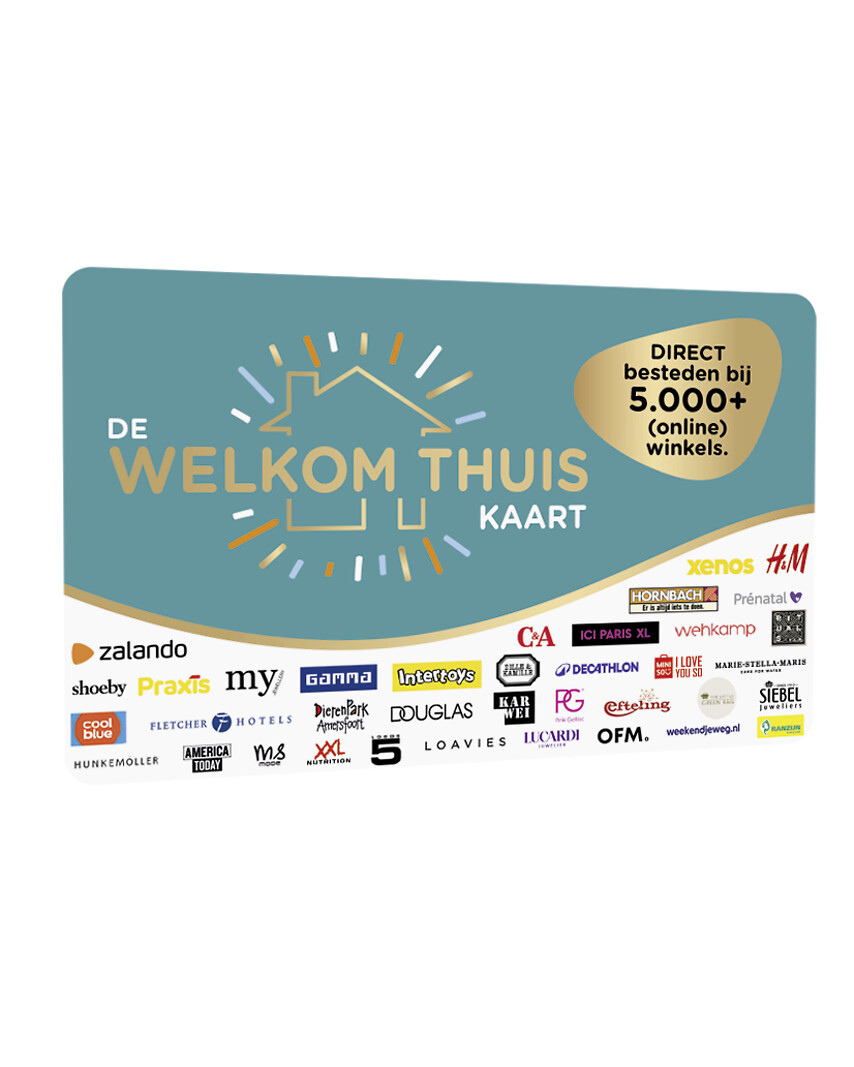 DE Cadeaukaart Welkom thuis